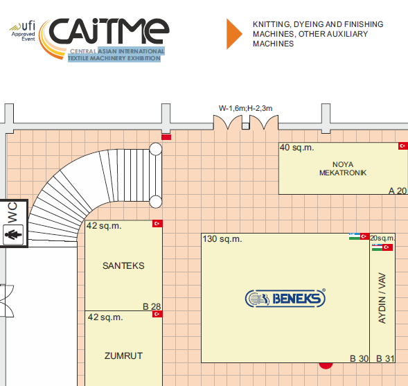 We invite you to our booth at CAITME 2020 9-11 September UZEXPOCENTRE – TASHKENT